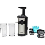 AGD OUTLET - Panasonic MJ-L500 wyciskarka wolnoobrotowa (45 obr/min, śruba ze stali nierdzewnej, nakładka do owoców mrożonych), czarna - miniaturka - grafika 1