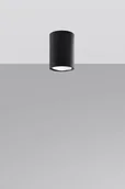 Lampy sufitowe - Sollux Lighting Plafon LAGOS 10 czarny - miniaturka - grafika 1