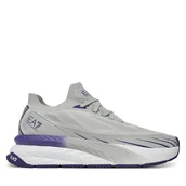 Sneakersy męskie - Sneakersy EA7 Emporio Armani X8X176 XK377 U478 Szary - miniaturka - grafika 1