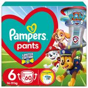 Woda - Pampers Pants Limited Edition Paw Patrol Pieluchomajtki rozmiar 6, 14-19 kg 60 szt. - miniaturka - grafika 1