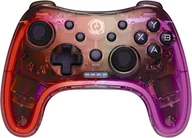 Kontrolery gier na PC - Kontroler bezprzewodowy Canyon Brighter GPW-04 Wireless RGB 5in1 PS4/Xbox360 Crystal (CND-GPW04) - miniaturka - grafika 1