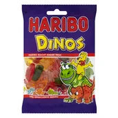 Żelki - Haribo Dinos Żelki Owocowe W Kształcie Dinozaurów Owocowa Przekąska 100G - miniaturka - grafika 1