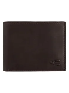 Camel Active Skórzany portfel "Thai" w kolorze ciemnobrązowym - 12 x 9,5 x 2 cm - Portfele - miniaturka - grafika 1