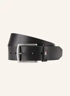 Paski - Tommy Hilfiger Pasek Skórzany New Denton 4.0 schwarz - miniaturka - grafika 1