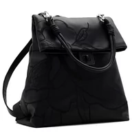 Torebki damskie - Desigual Women's Accessories PU plecak mini, czarny, jeden rozmiar - miniaturka - grafika 1