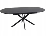 Stoły - Stół rozkładany 140180X80 GASTON CERAMIC czarny Signal - miniaturka - grafika 1