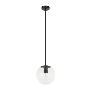 Klasyczna lampa wisząca z kloszem PND-58867-1S-BK z serii SARPO - Lampy sufitowe - miniaturka - grafika 1