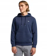 Bluzy męskie - Bluza Lee PLAIN HOODIE 112363881 Mood Indigo S - miniaturka - grafika 1