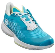 Tenis ziemny - Buty do tenisa damskie Wilson Kaos Swift 1,5 clay algiers blue/white/sunny lime - 38 2/3 - miniaturka - grafika 1