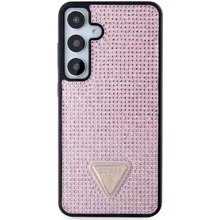 Guess GUHCS24MHDGPPP S24+ S926 różowy/pink hardcase Rhinestone Triangle - Etui i futerały do telefonów - miniaturka - grafika 3