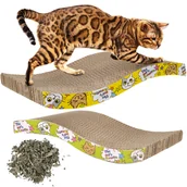 Drapaki dla kotów - Iso Trade Drapak dla kota - poziomy DRAPAK-KARTON - miniaturka - grafika 1