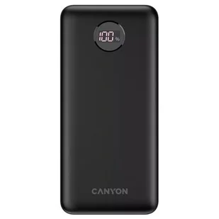 Canyon PB-2002 (czarny) 20000mAh, QC, PD 20W - Powerbanki - miniaturka - grafika 1
