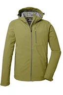 Kurtki męskie - killtec Męska kurtka softshellowa/kurtka outdoorowa z kapturem KOS 259 MN SFTSHLL JCKT, kiwi, 4XL, 41367-000 - miniaturka - grafika 1