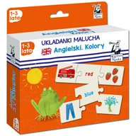 Książki edukacyjne - Edgard Kapitan Nauka. Układanki malucha. Angielski. Kolory. 1-3 lata praca zbiorowa - miniaturka - grafika 1