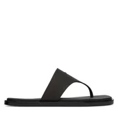 Klapki i japonki damskie - Japonki Calvin Klein Jelly Sandal Thong Mat Tran Tpu HW0HW02964 Czarny - miniaturka - grafika 1