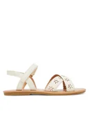 Buty dla dziewczynek - Primigi Sandały 7937511 D Écru - miniaturka - grafika 1