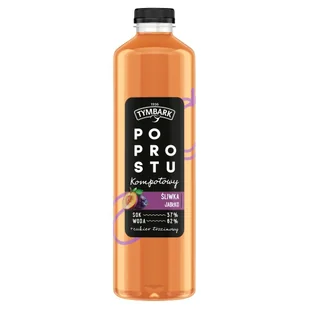 Tymbark Po Prostu Kompotowy napój śliwka jabłko 1,25 l - Soki i napoje niegazowane - miniaturka - grafika 1