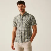 Koszule męskie - Regatta Męska koszula z krótkim rękawem Mindano IX Brązowy, Rozmiar: M - miniaturka - grafika 1