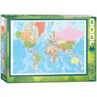 Puzzle - Eurographics puzzle części 1.000 mapa świata, politycznie 01271 - miniaturka - grafika 1