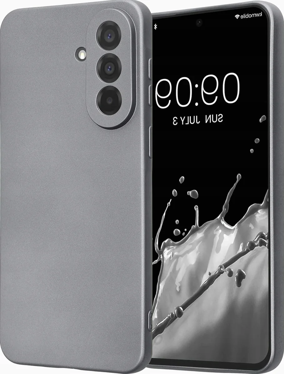 Etui do telefonu silikonowe elastyczne ochronne szare wytrzymałe