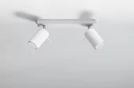 Lampy sufitowe - Sollux Lighting Plafon RING 2 biały - miniaturka - grafika 1