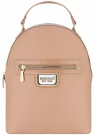 Torebki damskie - Plecak Monnari Elegancki Beżowy Kieszonka Logo - miniaturka - grafika 1