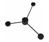 Lampy ścienne - LED Kinkiet JOY 3xGX53/6W/230V czarny - miniaturka - grafika 1