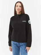 Bluzy damskie - Napapijri Polar NP0A4HBQ Czarny Regular Fit - miniaturka - grafika 1