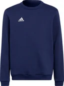 Bluzy damskie - Bluza dla dzieci adidas Entrada 22 Sweat Top granatowa H57568-140cm - miniaturka - grafika 1