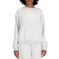 Bluzy sportowe damskie - Bluza New Balance WT41503AHH - szara - miniaturka - grafika 1