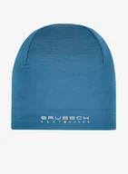 Czapki damskie - Czapka termoaktywna Brubeck Active Wool Hat - denim - miniaturka - grafika 1