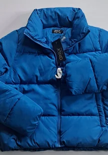 ONLY KURTKA DAMSKA R. M/L KRÓTKA NIEBIESKA STÓJKA ZAMEK OCIEPLANA ZIMOWA - Kurtki damskie - miniaturka - grafika 1