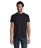 Koszulki męskie - T-shirt Koszulka Męska WYSOKA JAKOŚĆ Sol's IMPERIAL 11500 GRANAT 4XL - miniaturka - grafika 1