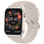 Smartwatch - Kiano Watch GO Beżowy - miniaturka - grafika 1