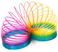 Zabawki interaktywne dla dzieci - Kolorowa sprężynka slinky sama schodzi po schodach - miniaturka - grafika 1