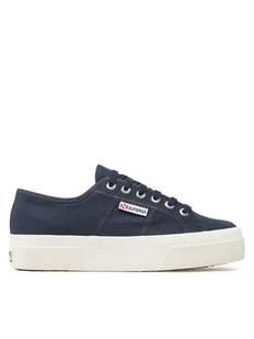 Superga Tenisówki 2740 Platform S21384W Granatowy - Trampki damskie - miniaturka - grafika 1