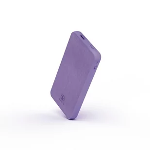 Hama Powerbank Power Pack Fabric 10 10000 mAh Fioletowy - Powerbanki - miniaturka - grafika 3