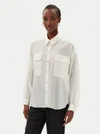 Koszule damskie - Rinascimento Koszula CFC0123656003 Écru Relaxed Fit - miniaturka - grafika 1