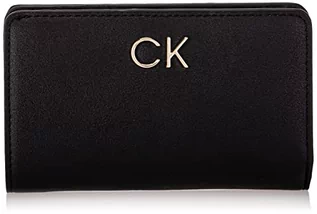 Portfele - Calvin Klein Damski francuski portfel Re-Lock Billfold potrójnie składany - grafika 1