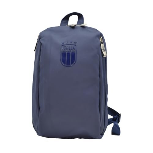FIGC 253459 Włochy, torba podróżna na jedno ramię/plecak unisex dla dorosłych, średni, Niebieska, M