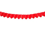 Dekoracje sali - Girlanda papierowa Serca - 200 cm - 1 szt. - miniaturka - grafika 1