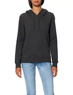 Bluzy damskie - Build Your Brand Damska bluza z kapturem Ladies Heavy Hoody, bluza z kapturem dla kobiet, z mocnego materiału dresowego, dostępna w wielu kolorach, rozmiary XS - 3XL, czarny (Charcoal), XL - miniaturka - grafika 1