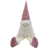 Ozdoby bożonarodzeniowe - Skrzat dekoracyjny Shiny Santa 38 + 20 Różowy, 1 szt. - miniaturka - grafika 1