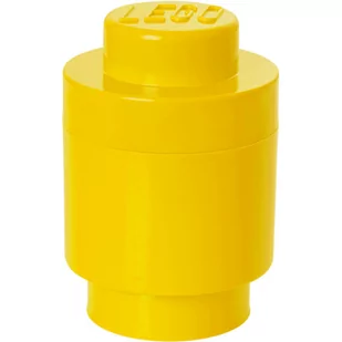 Lego Pojemnik Okrągły 1 Żółty - Pojemniki na zabawki - miniaturka - grafika 1