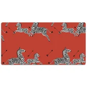 Podkładki na biurko - Podkładka na biurko z nadrukiem Afrykańskie zebry 120x60 cm - miniaturka - grafika 1
