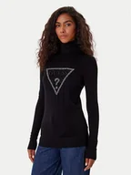 Swetry damskie - Guess Golf W5BR39 Z2NQ2 Czarny Regular Fit - miniaturka - grafika 1