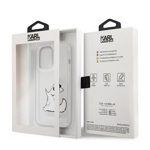 Karl Lagerfeld Choupette Fun - Etui iPhone 13 Pro Max (przezroczysty) KLHCP13XCFNRC - Etui i futerały do telefonów - miniaturka - grafika 9