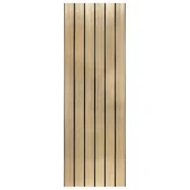 Panele ścienne i boazeria - Fllow Panel ścienny MDF dekoracyjny pionowe pasy frezowany 30x90cm - miniaturka - grafika 1