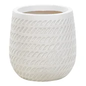 Donice - Doniczka ⌀ 19 cm złamana biel LIVADIA - miniaturka - grafika 1