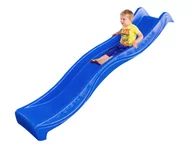 Place zabaw - Ślizg Zjeżdżalnia Ślizgawka Wodna 2,5 m JF niebieski - miniaturka - grafika 1